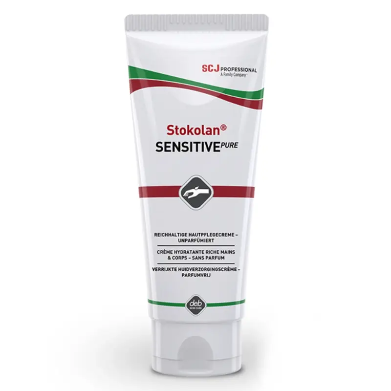 Crème de soin pour peaux sensibles Deb Stokolan PURE 100 ml