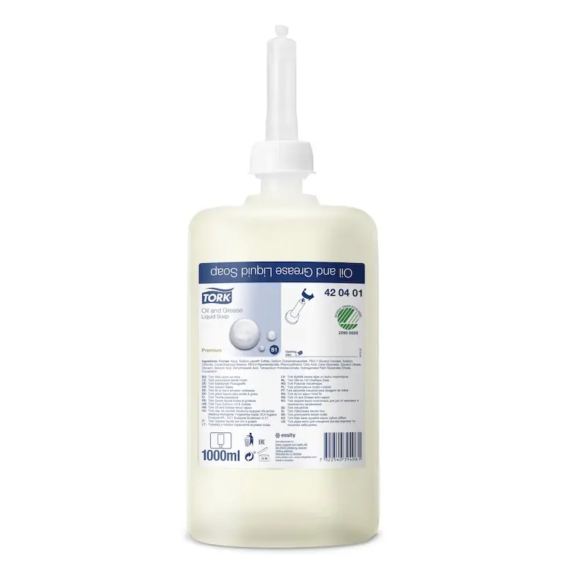 Tork Oil and Grease liquid soap for dispenser S1 1000 ml