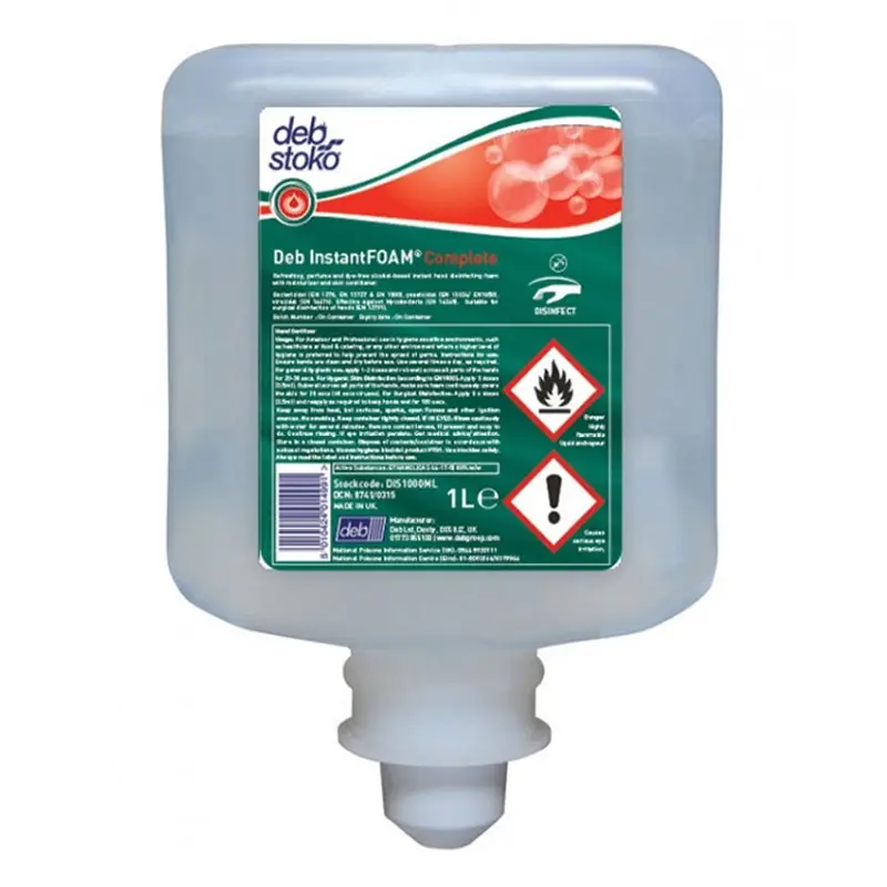 Deb InstantFOAM Complete Optidose handdesinfectieschuim 1 liter