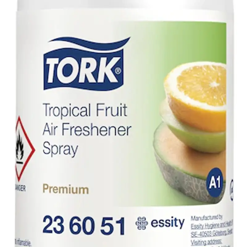 Désodorisant Tork en spray, parfum fruits tropicaux, pour diffuseur A1