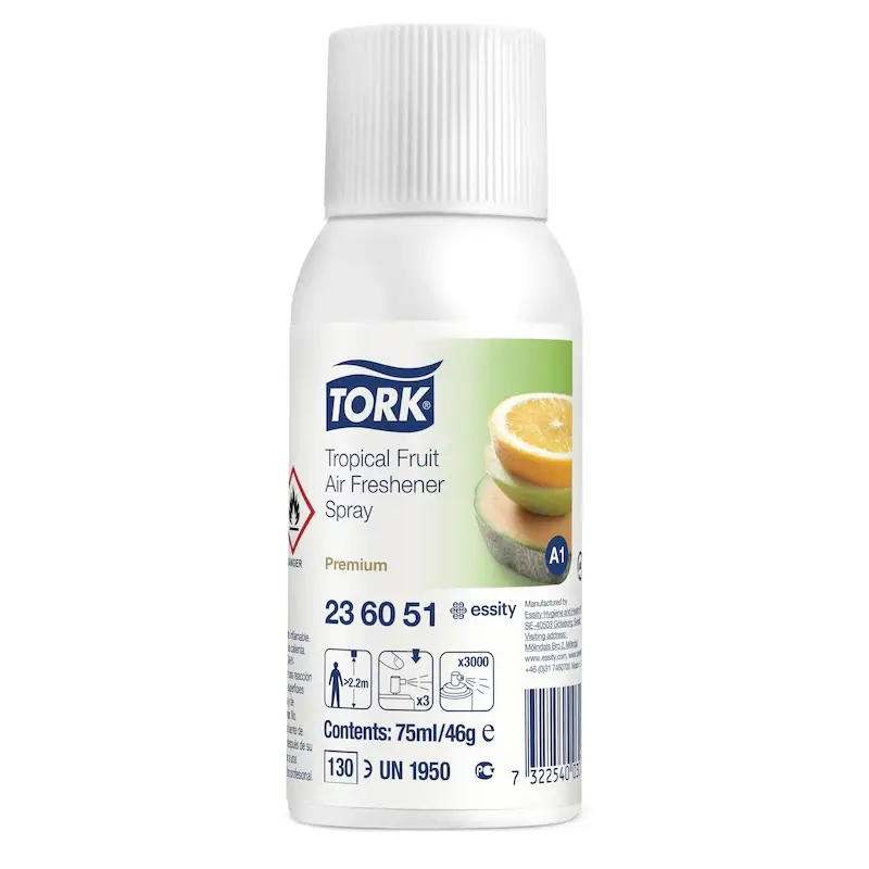 Désodorisant d'ambiance Tork, mélange de 3 parfums, distributeur A1