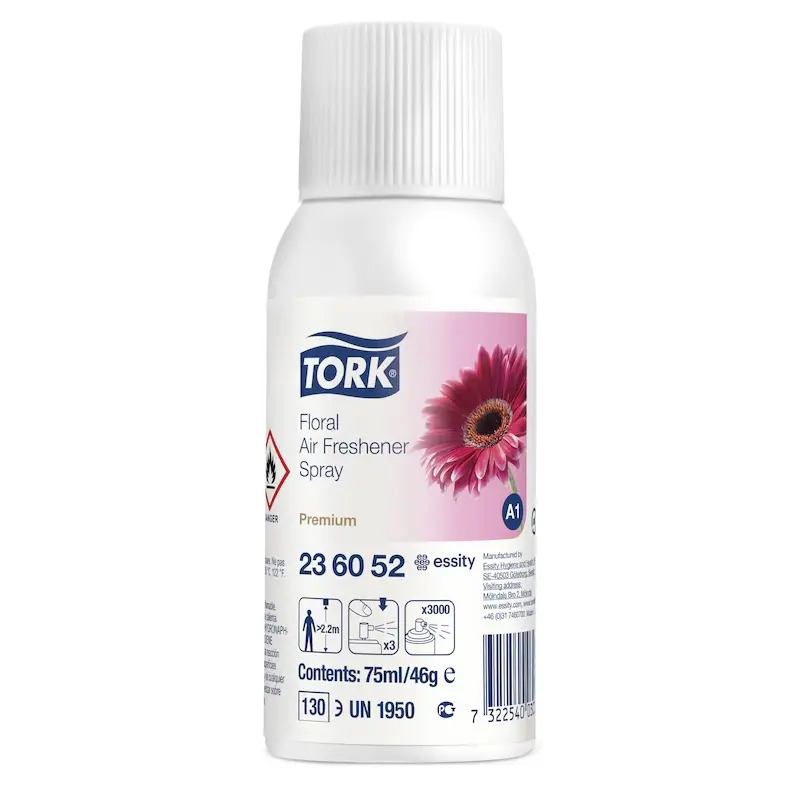 Désodorisant d'ambiance Tork, mélange de 3 parfums, distributeur A1