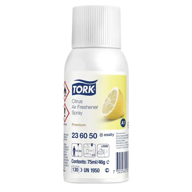 Tork Luchtverfrisser Spray citrusgeur voor A1 dispenser