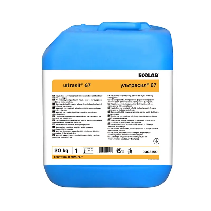 Ecolab Ultrasil 67 enzymatische reinigingsversterker CIP 20 kg (NL)