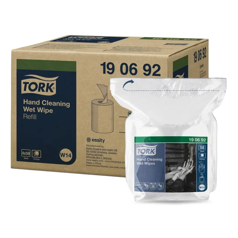 Tork Hand Cleaning moist cleaning wipes W14 refill