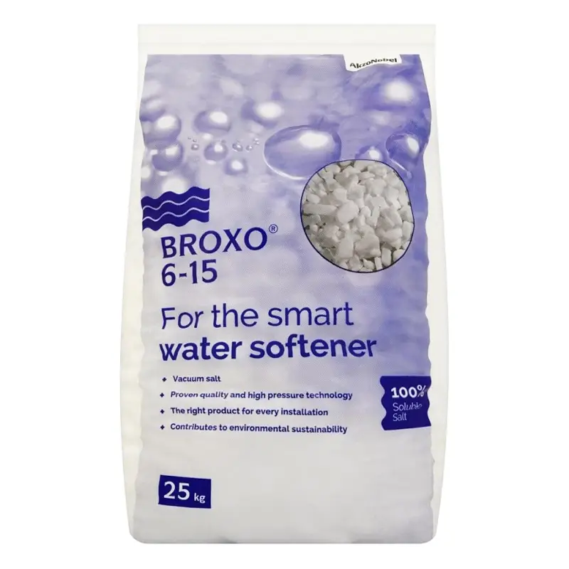 Sel adoucissant Broxo, 6 à 15 sacs de 25 kg