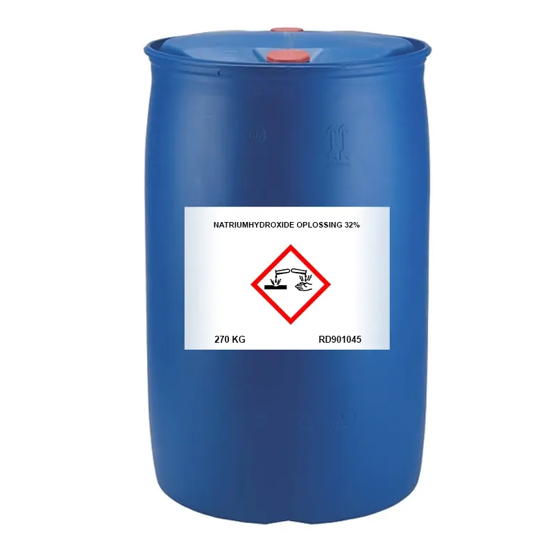 Sodium hydroxide solution 32% 270 kg drum