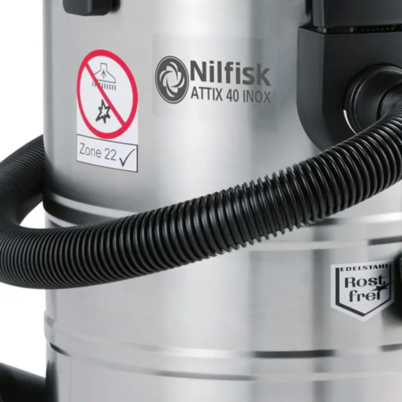 Nilfisk ATTIX 40-0M PC TYPE 22 safety vacuum cleaner M-class ATEX Zone 22