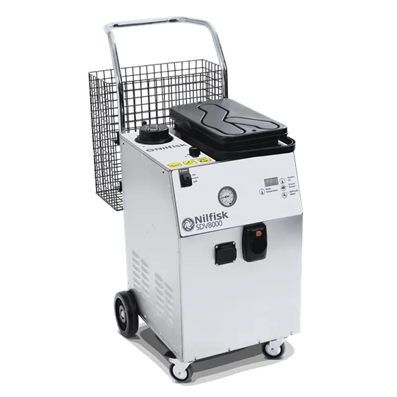 Nilfisk SDV8000 steam cleaner with detergent and suction function