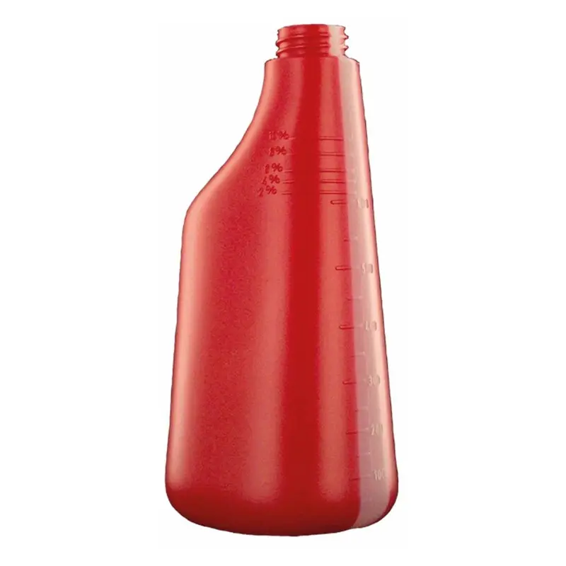 Bouteille rouge en PE de 600 ml
