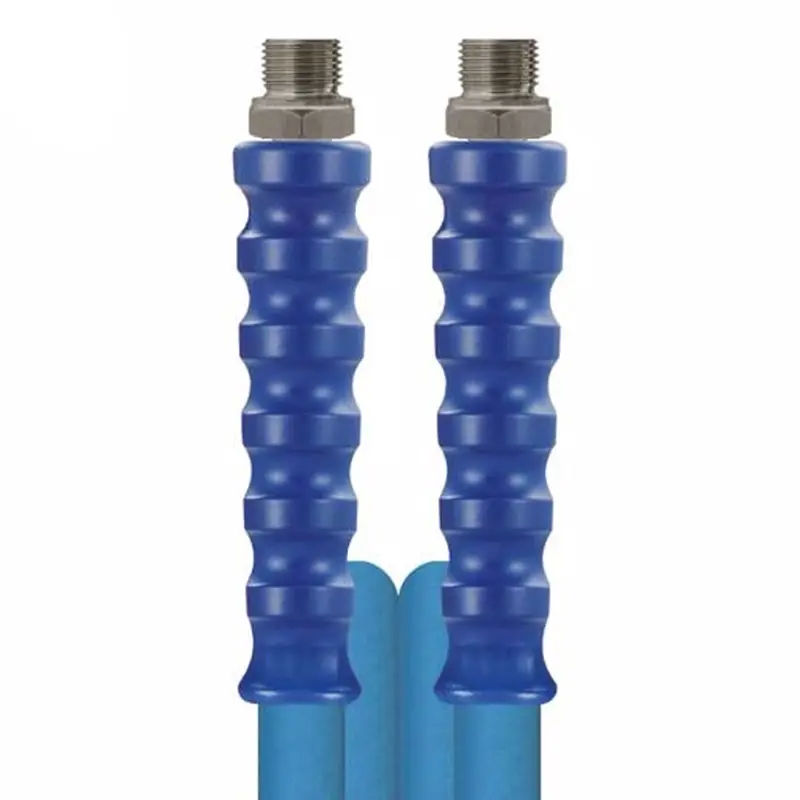 Foodjet DN12 cleaning hose with stainless steel couplings 1/2'' BUD-BUD blue 25 meters