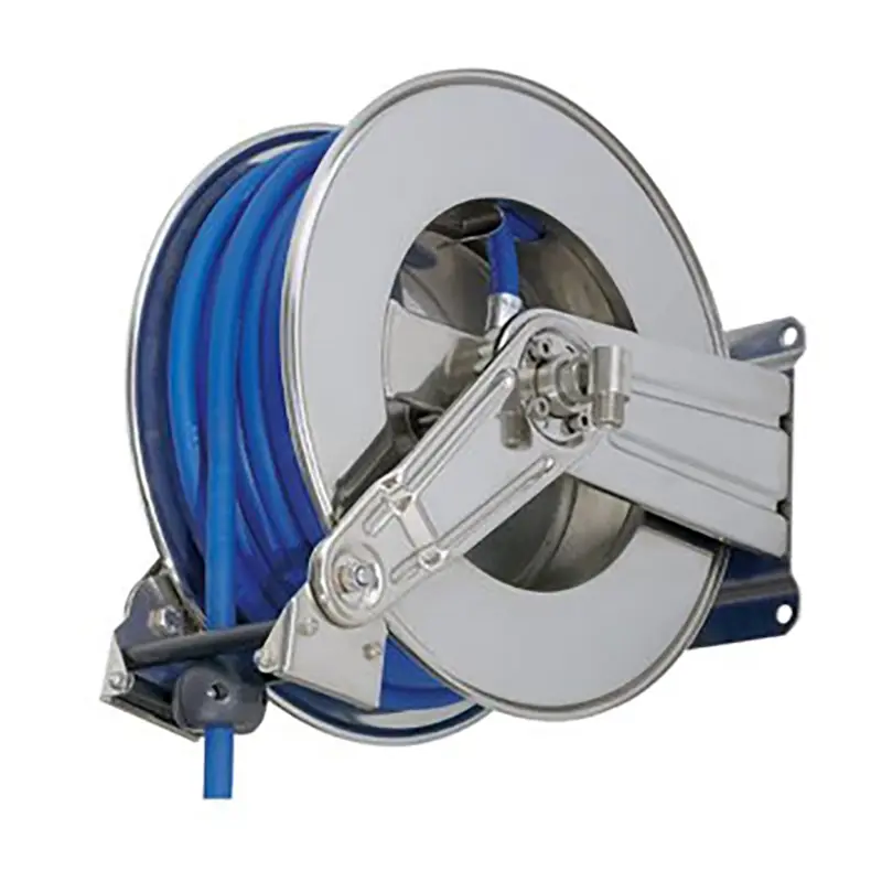 Automatische slanghaspel drinkwater RVS voor 15 m 1/2'' slang