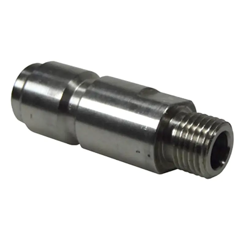 DN12 adapter lange uitvoering RVS 1/4'' BUD