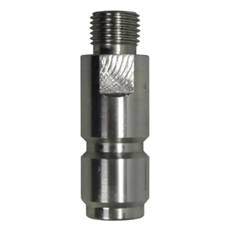 DN12 adapter lange uitvoering RVS 1/4'' BUD