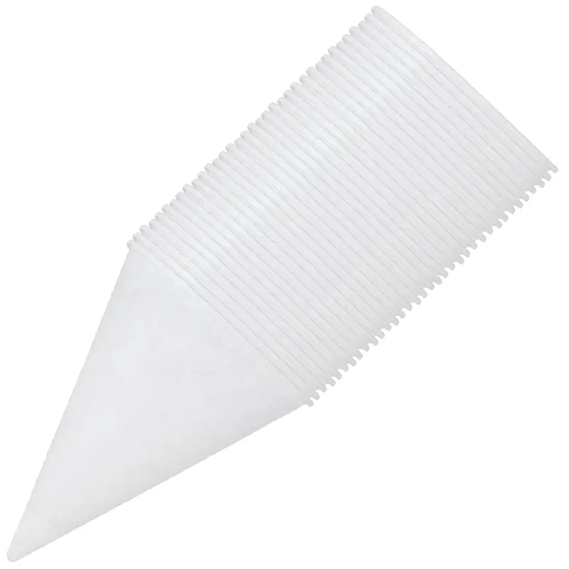 Paper drinking cup water cone 68x94 mm 120 ml white