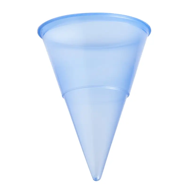 Gobelet conique en polypropylène (PP) 70,3 x 95 mm, 115 ml, bleu