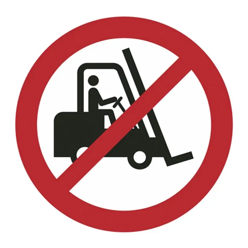 Sticker prohibited for transport vehicles PIC 206 ø200 mm