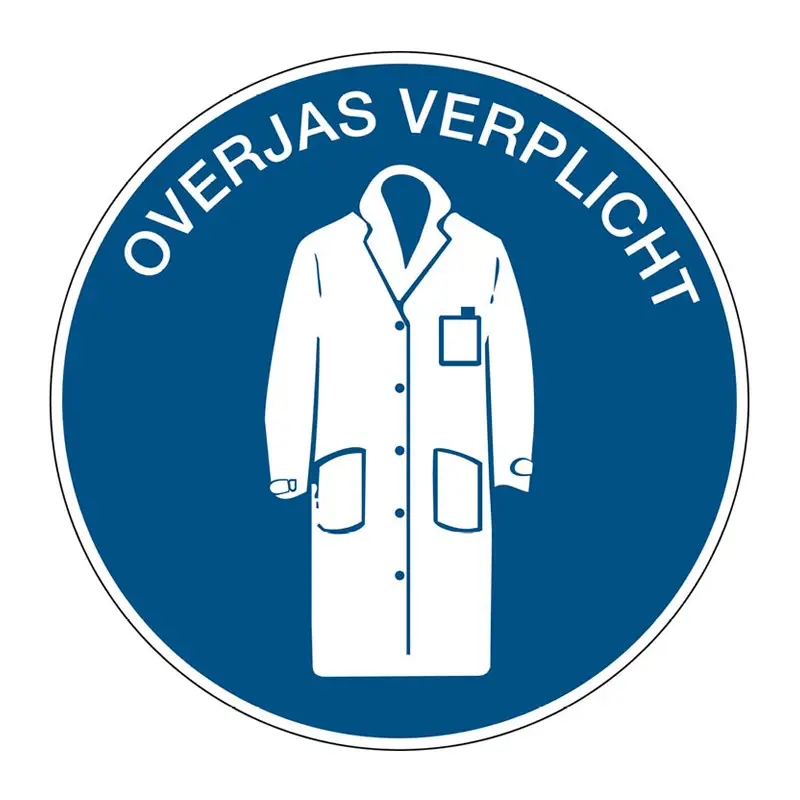 Sticker overcoat required PIC 1204 ø200 mm