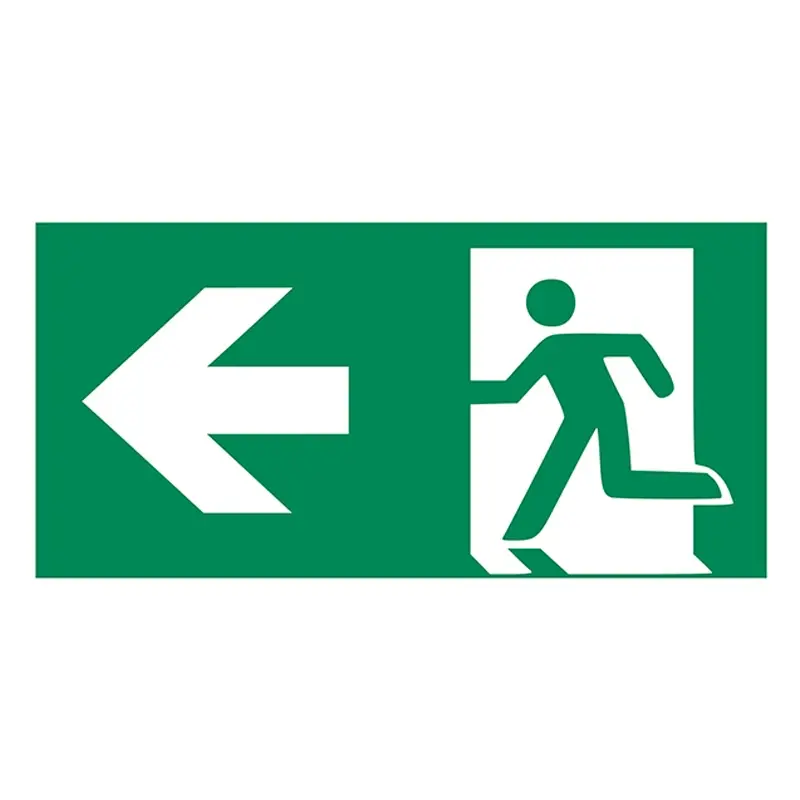 Emergency exit sticker left A270/E001 297x148 mm