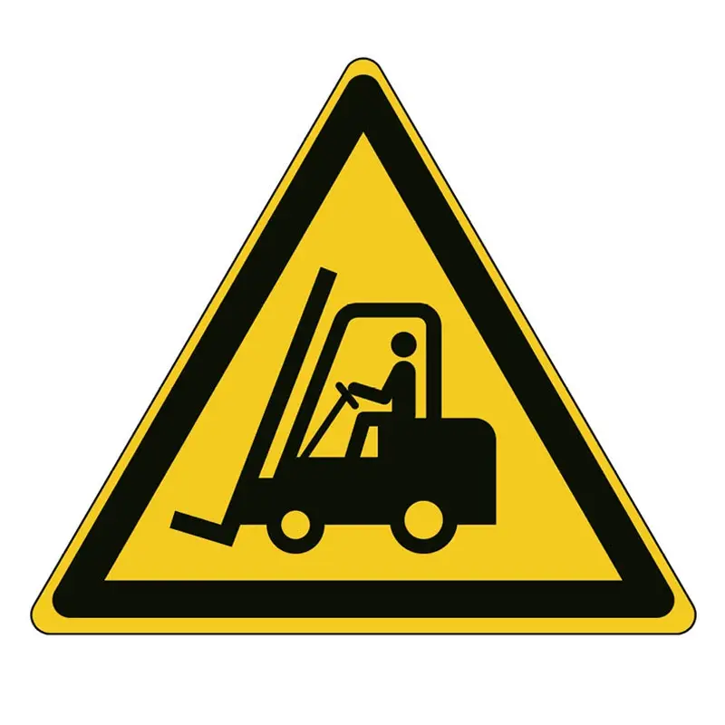 Transport vehicle warning sticker W014 100 mm
