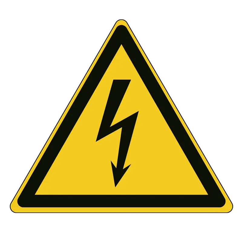 Étiquette de danger de tension électrique W012 315 mm