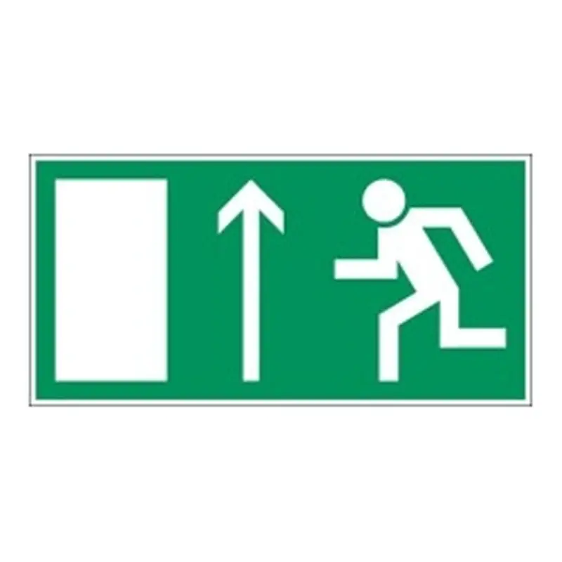 Sticker direction emergency exit PIC 363 297x148 mm