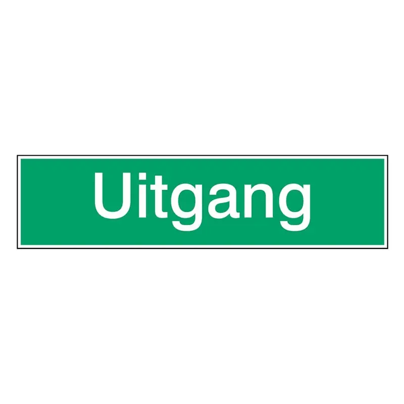 Emergency exit sticker STN 723 297x74 mm