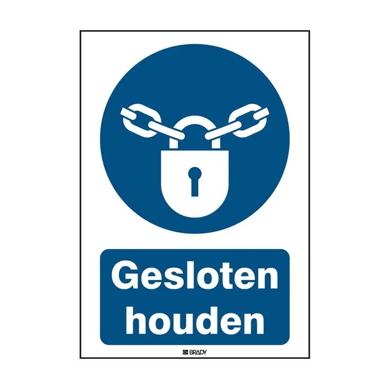 Keep sticker closed M028 B-862 210x297 mm