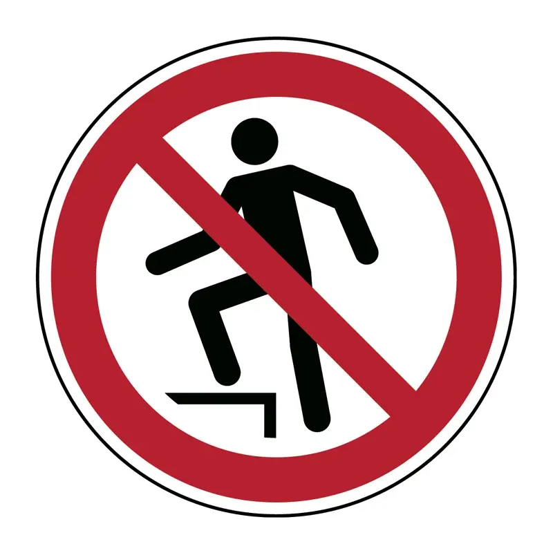 No entry sticker P019 B-862 ø100 mm
