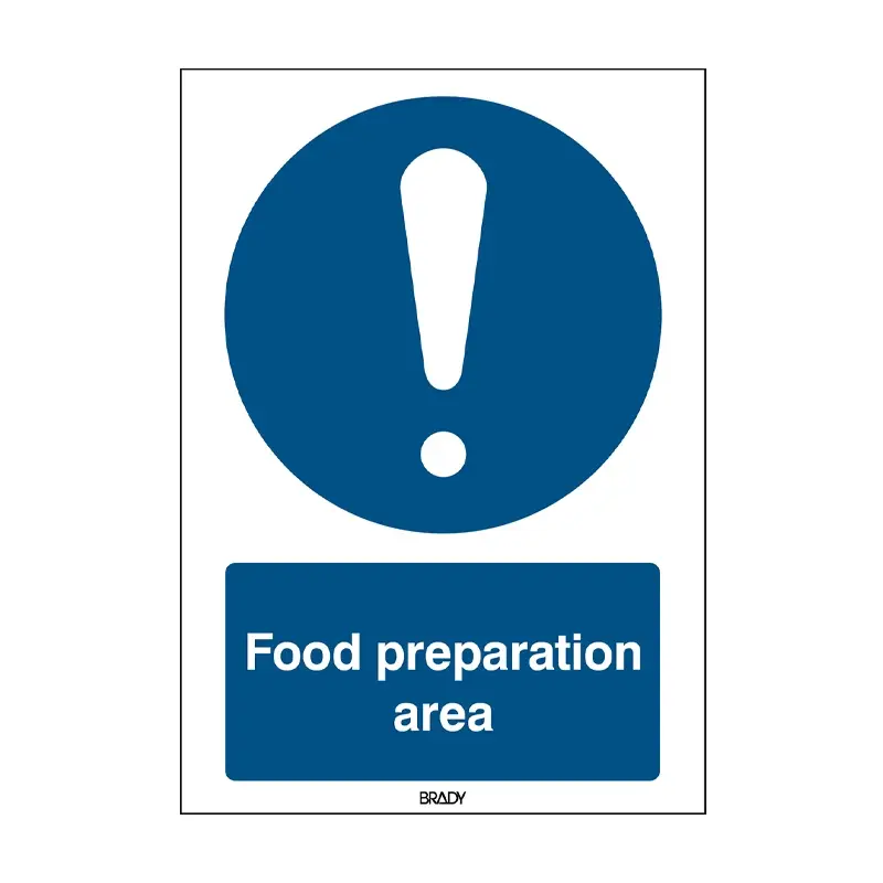 Sticker general mandatory sign M001 B-863 148x210 mm