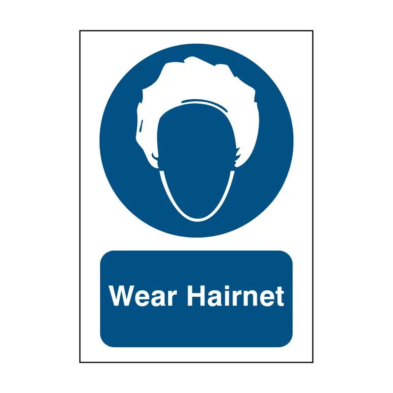 Sticker wear hairnet PIC269 B-863 148x210 mm