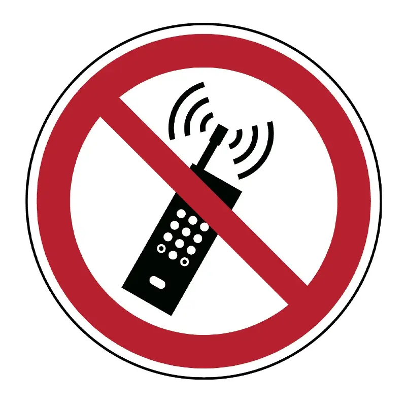 Brady ToughWash sticker PIC 013 portable phone prohibited 315 mm