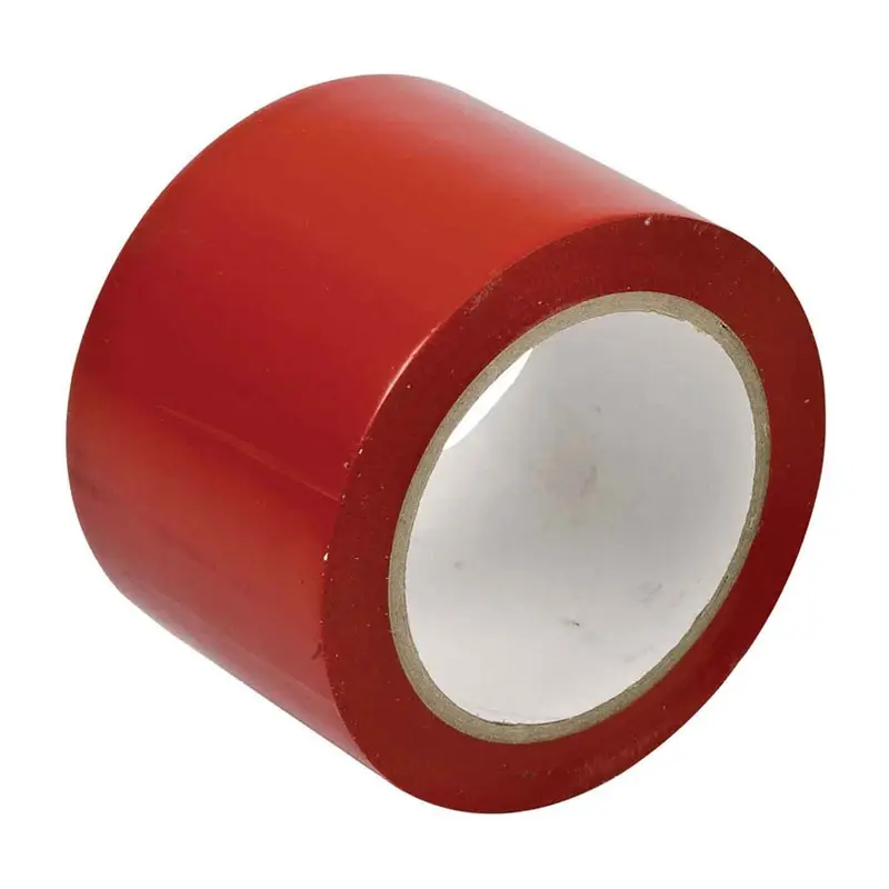 Afbakeningstape vinyl 50 mm rood