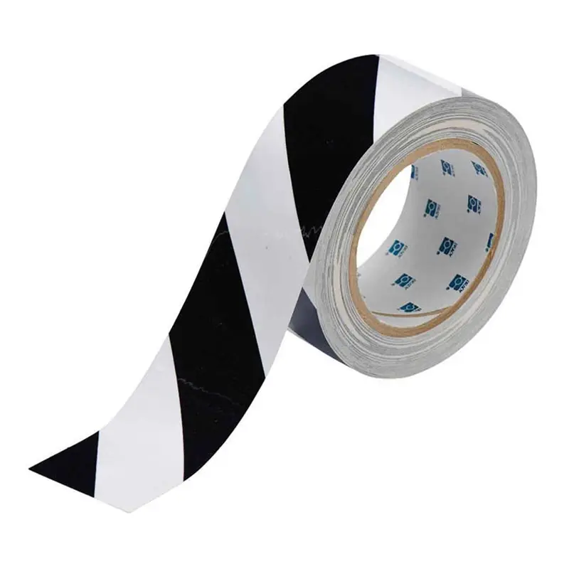 Demarcation tape ToughStripe PE 76.20 mm black/white