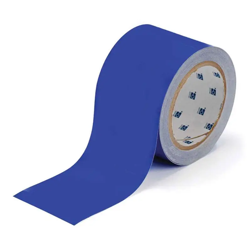 Boundary tape ToughStripe PE 50.80 mm blue