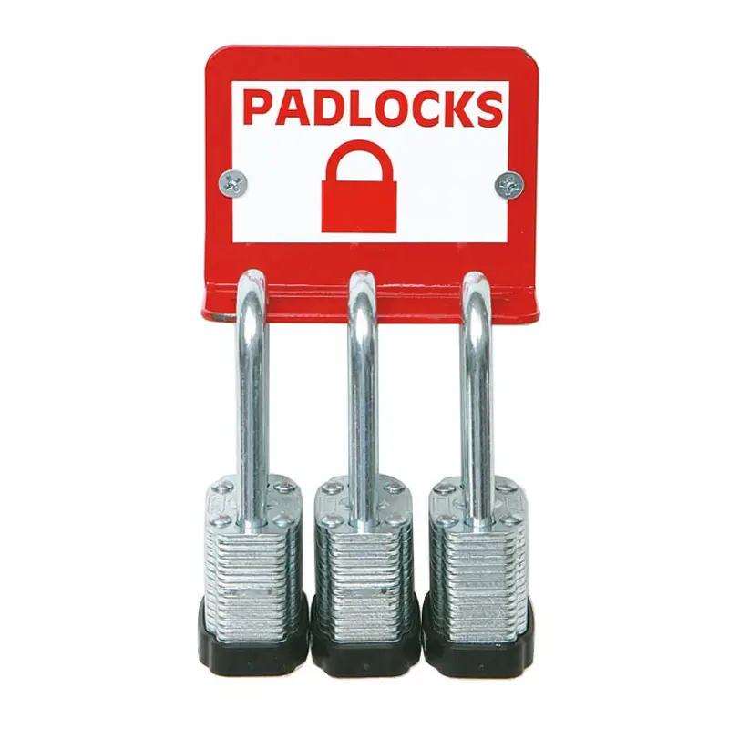 Hangslotstation klein 76x57x31 mm rood