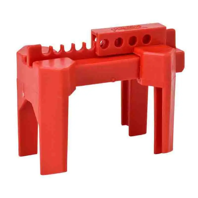 Brady locking system ball valve small 12.70-63.50 mm red