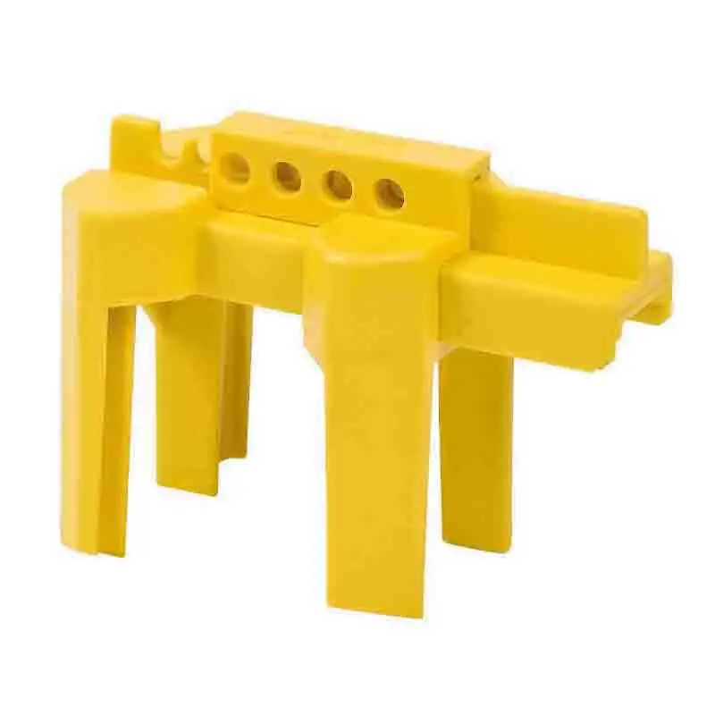 Vanne à bille à système de verrouillage Brady, petit modèle 12,70-63,50 mm, jaune