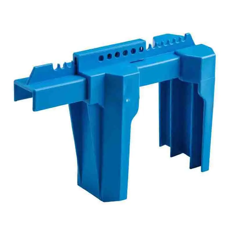 Brady locking system ball valve large 50-200 mm blue