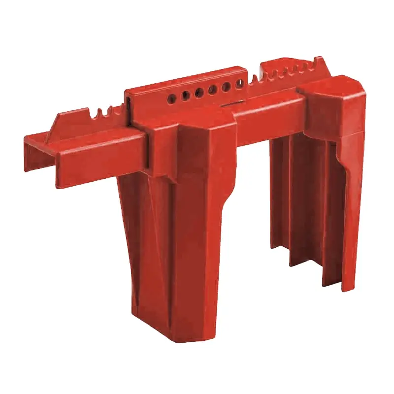 Brady locking system ball valve large 50-200 mm red