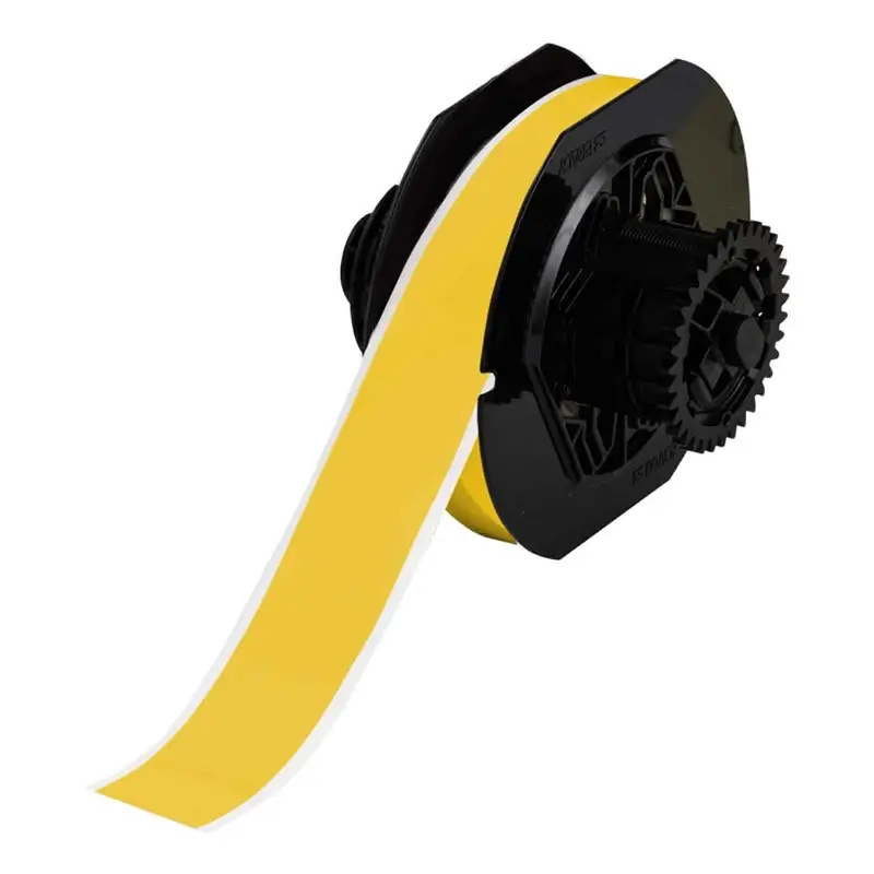 Ruban adhésif ToughWash Brady B30C-1125-855-YL 28,58 mm jaune