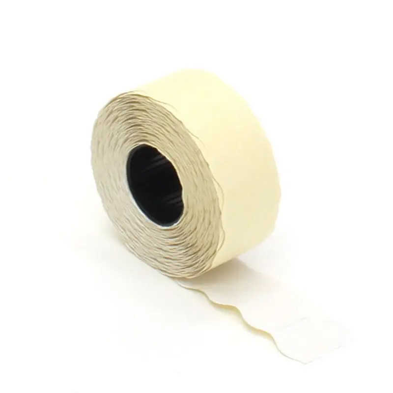 Étiquette de prix « vierge » permanente 26 x 12 mm blanche