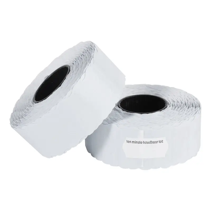Price label "best before" permanent 26x12 mm white