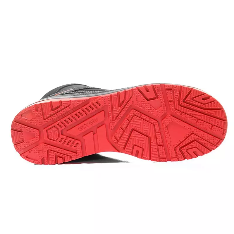 Chaussure de sécurité Elten Maverick Noir-Rouge MID S3 SRC ESD taille 39