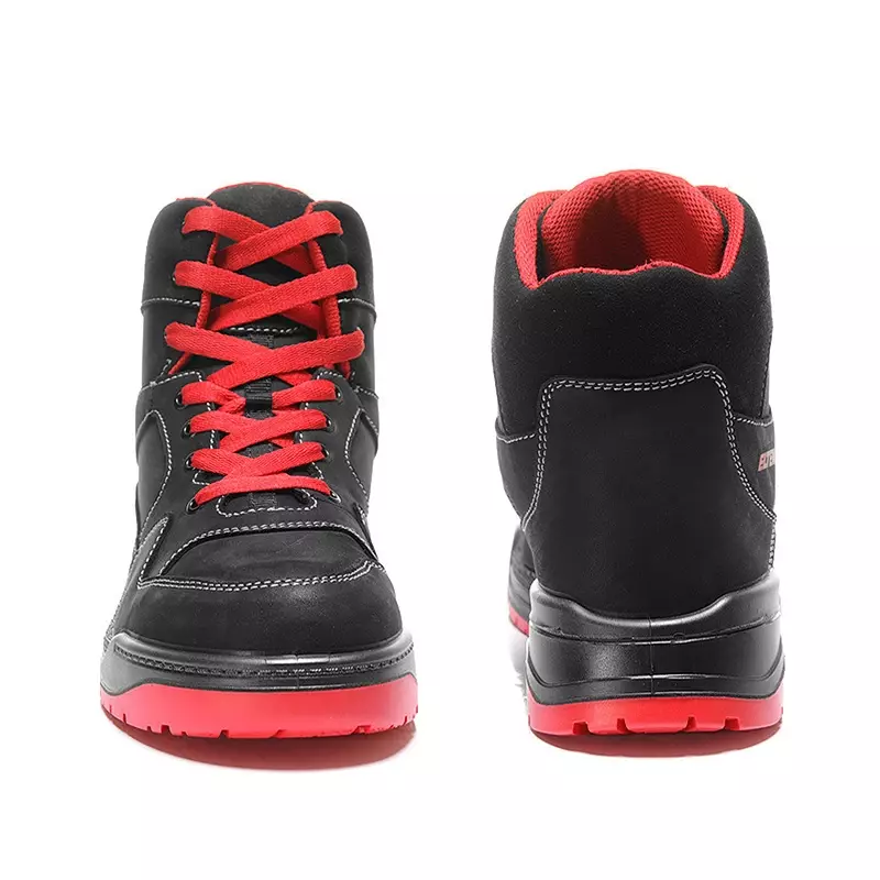Chaussure de sécurité Elten Maverick Noir-Rouge MID S3 SRC ESD taille 39