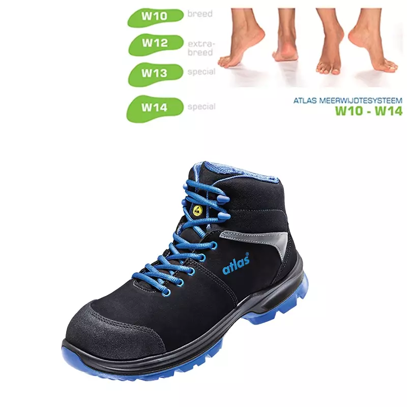 Chaussure de sécurité Atlas SL 805 XP BLUE S3 ESD SRC W10 taille 41