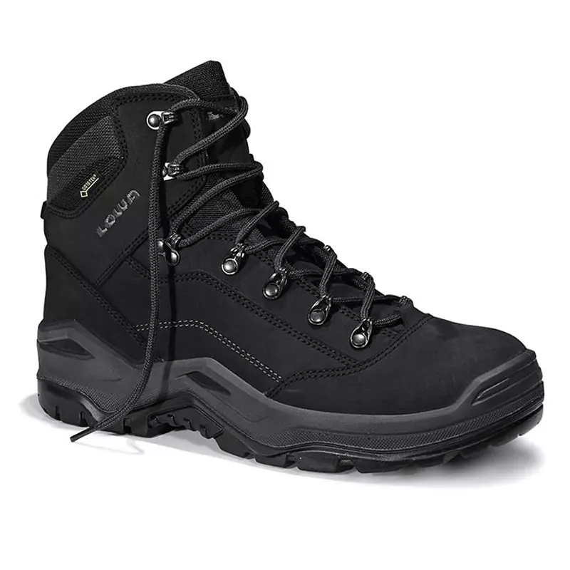 Lacets de sécurité haute performance Lowa Renegade Work GTX Black Mid S3 CI HI HRO, taille 40