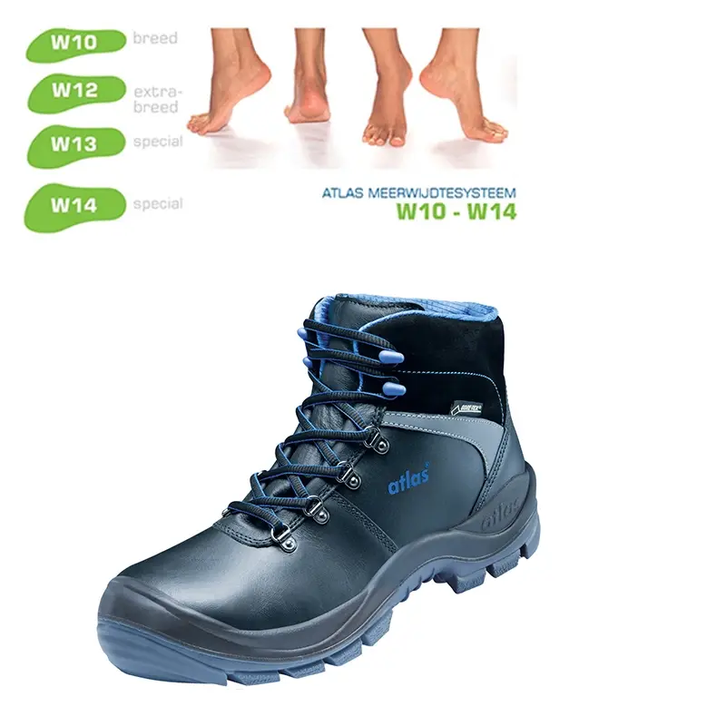 Lacets de sécurité haute performance Atlas GTX 745 Gore-Tex S3 CI SRC W12 taille 47