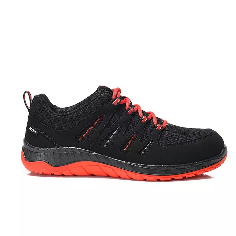 Chaussure de sécurité basse Elten Maddox noire et rouge S3 SRC ESD taille 46