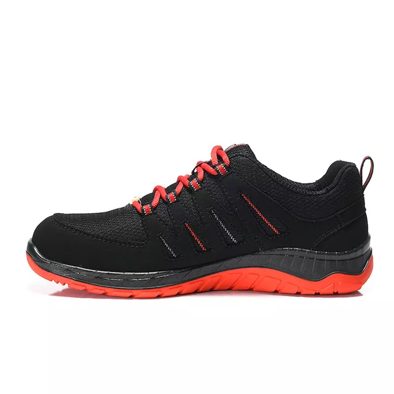 Chaussure de sécurité basse Elten Maddox noire et rouge S3 SRC ESD taille 46